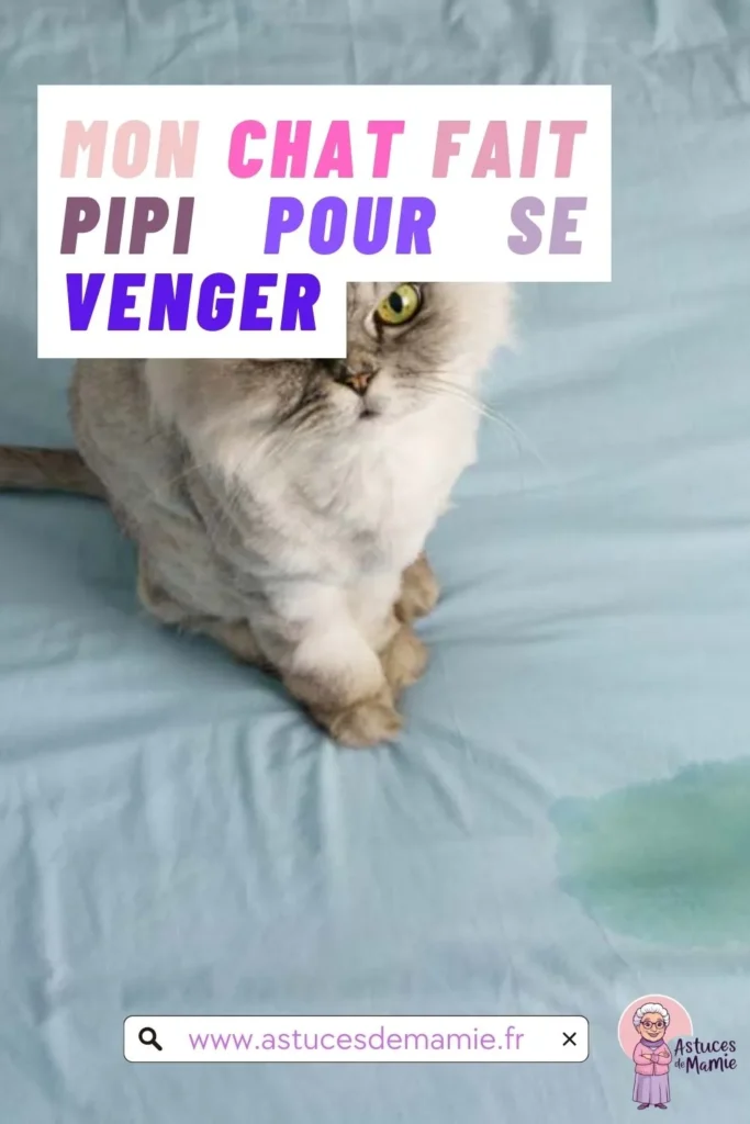 Mon chat fait pipi pour se venger